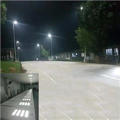 saules ielu apgaismojums ar kustības sensoru